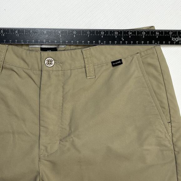 Travis Mathew Khaki Tan Golf Shorts Men's Size 32 Nylon Polyester 10” Inseam - Picture 8 of 16